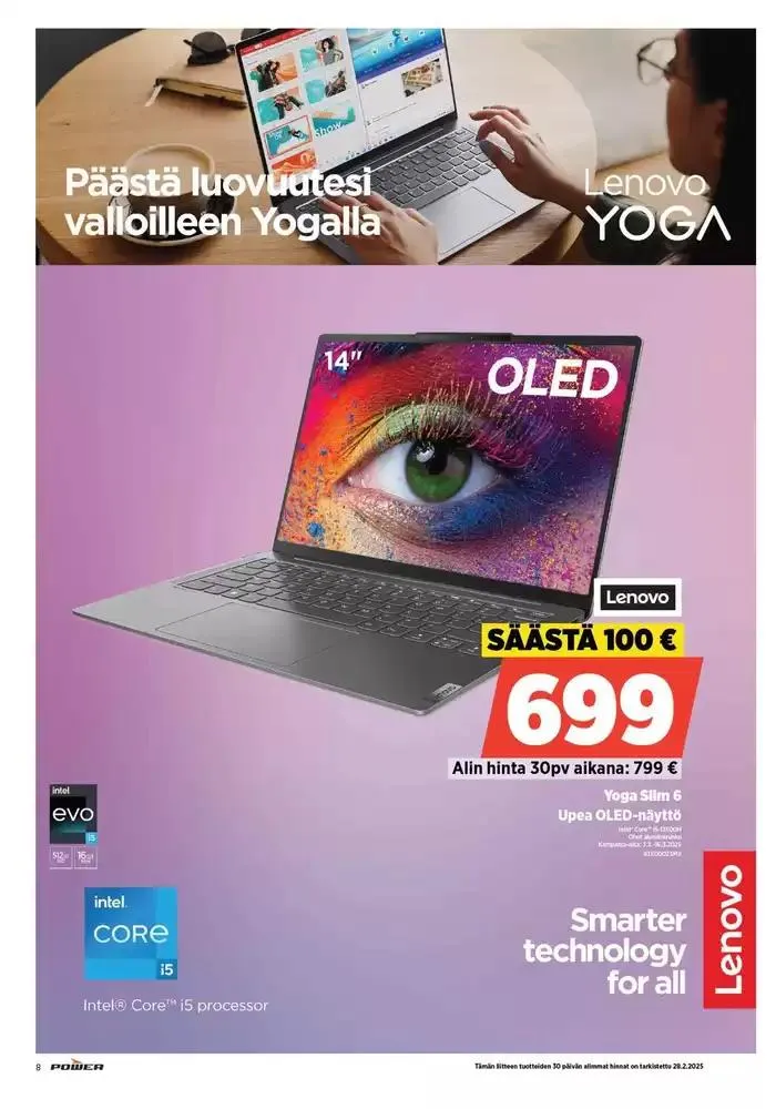 Power tarjoukset voimassa alkaen 30. joulukuuta - 16. maaliskuuta 2025 - Tarjouslehti sivu 8