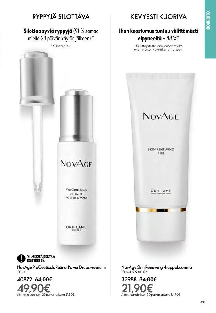 Oriflame tarjoukset voimassa alkaen 22. elokuuta - 5. syyskuuta 2024 - Tarjouslehti sivu 97