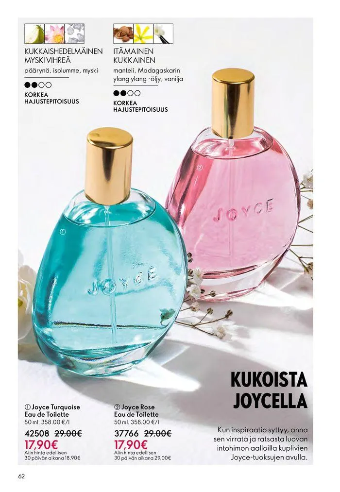 Oriflame tarjoukset voimassa alkaen 22. elokuuta - 5. syyskuuta 2024 - Tarjouslehti sivu 62