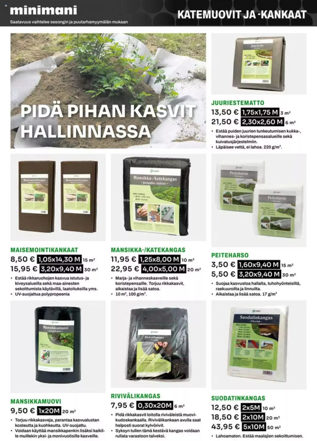 Minimani tarjoukset voimassa alkaen 5. kesäkuuta - 31. joulukuuta 2023 - Tarjouslehti sivu 30