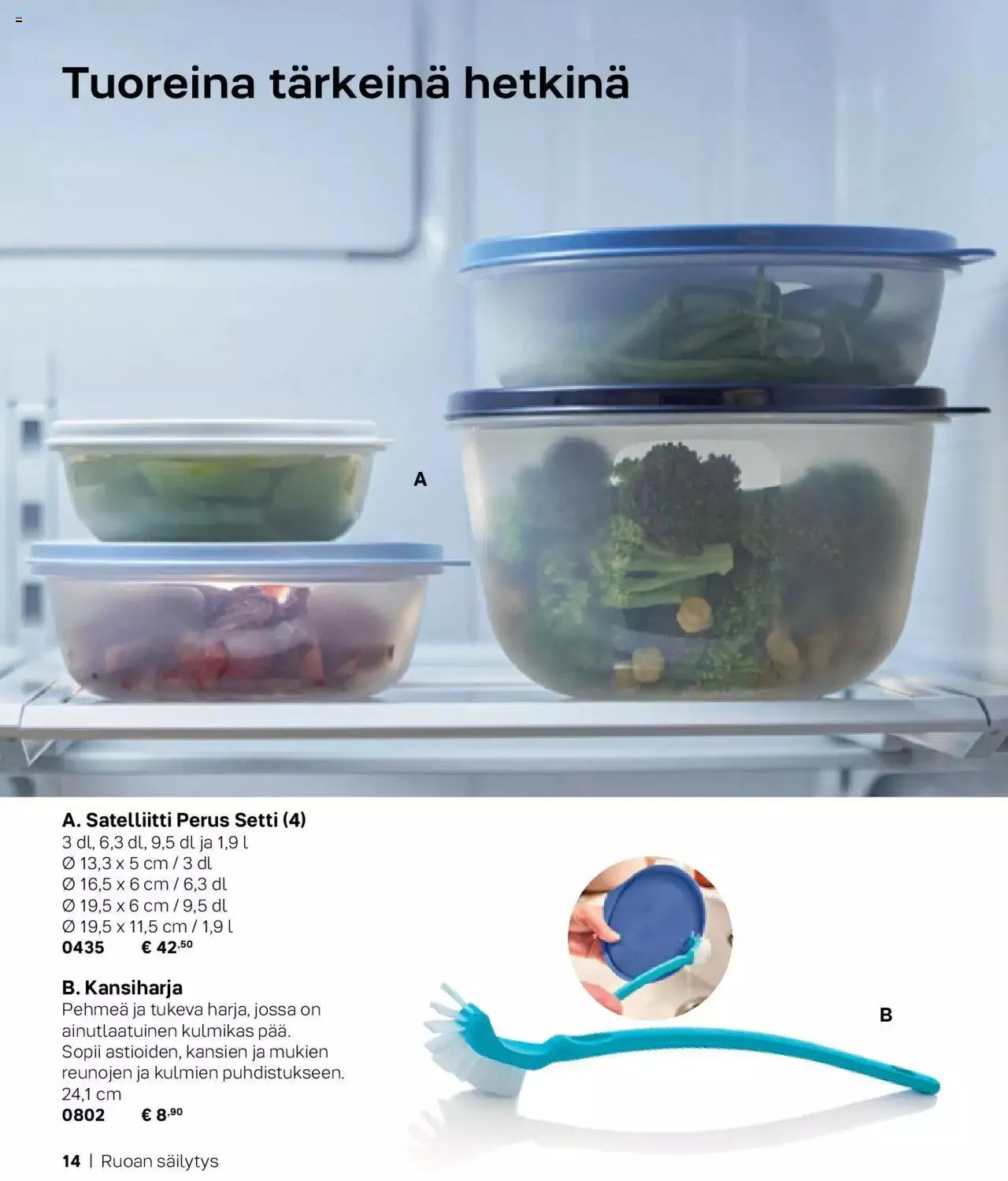 Tupperware tarjoukset Syksy / Talvi 2023-24 voimassa alkaen 29. syyskuuta - 31. joulukuuta 2023 - Tarjouslehti sivu 14