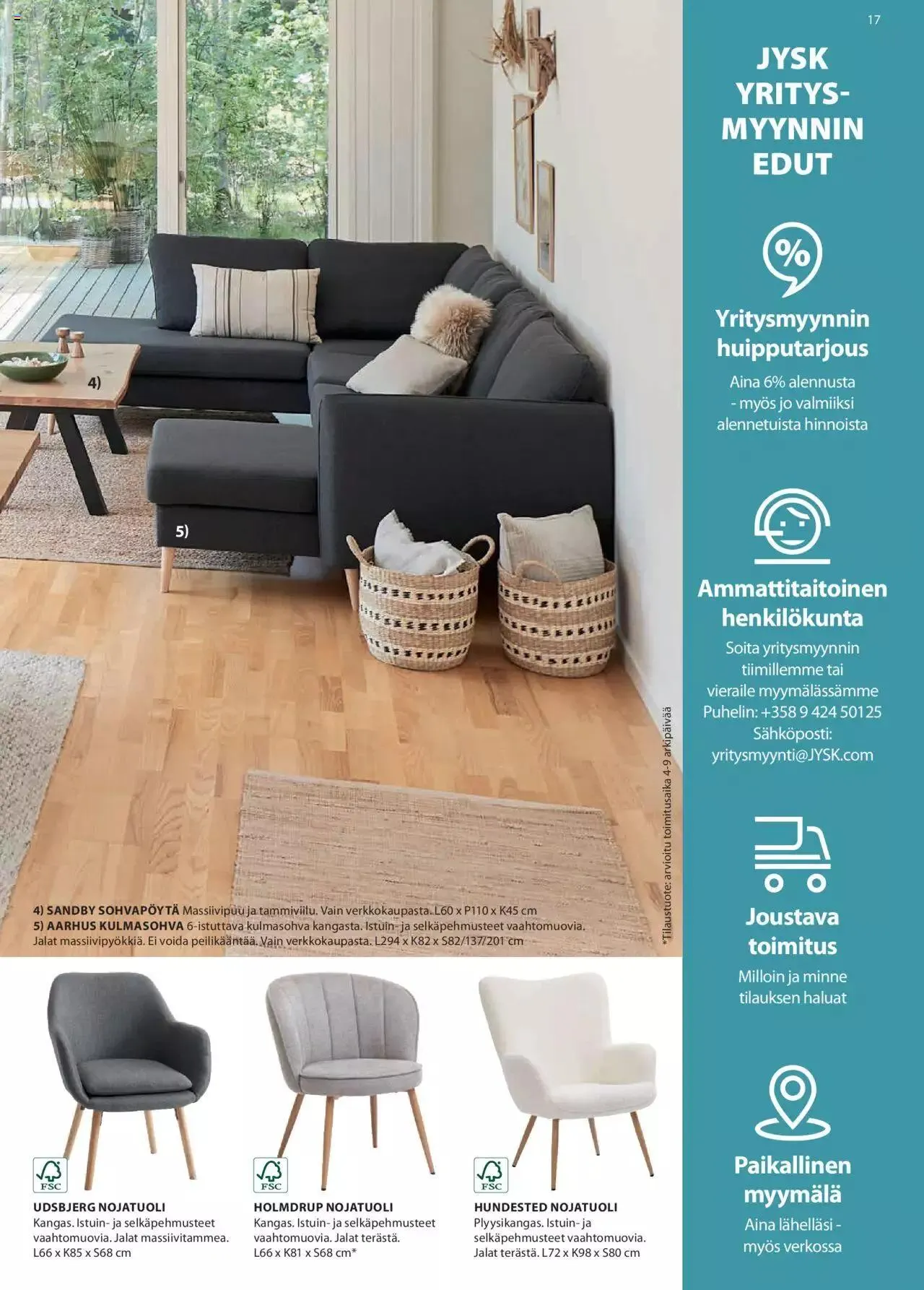 JYSK Business to Business katalogi voimassa alkaen 4. maaliskuuta - 31. joulukuuta 2024 - Tarjouslehti sivu 17
