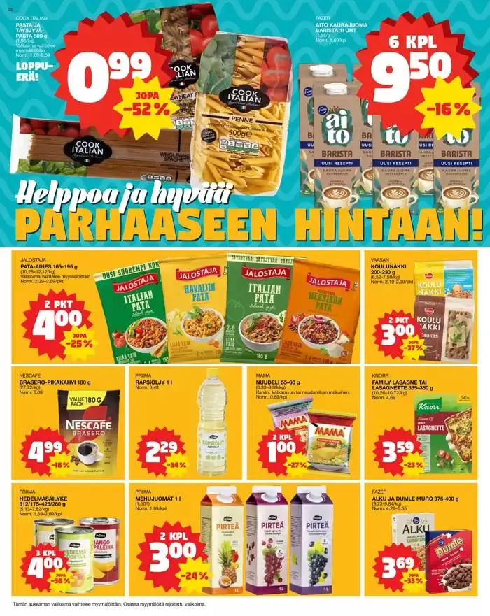 Tarjoussanomat voimassa alkaen 10. maaliskuuta - 16. maaliskuuta 2025 - Tarjouslehti sivu 22