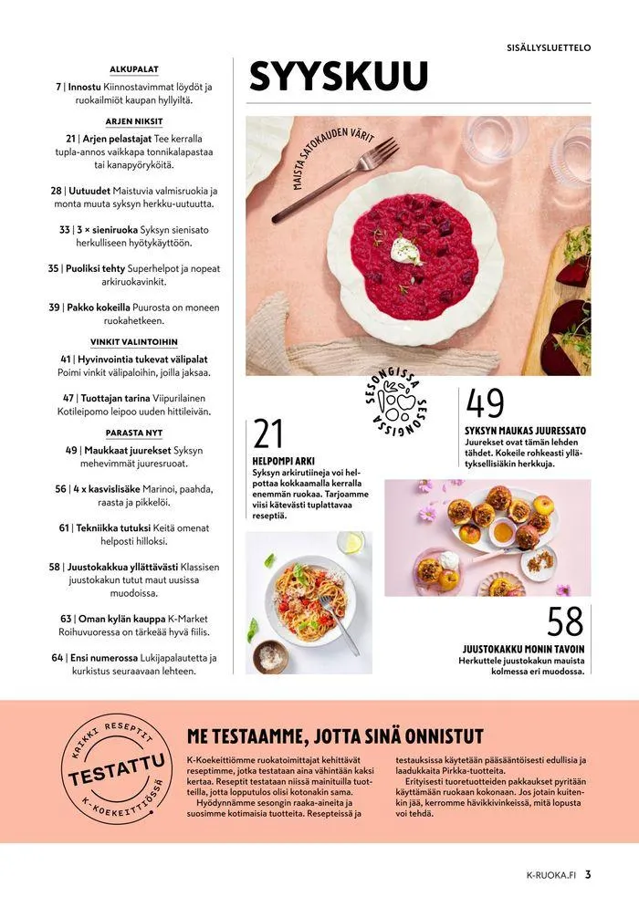 K-Ruoka 9/2024 voimassa alkaen 19. syyskuuta - 3. lokakuuta 2024 - Tarjouslehti sivu 23