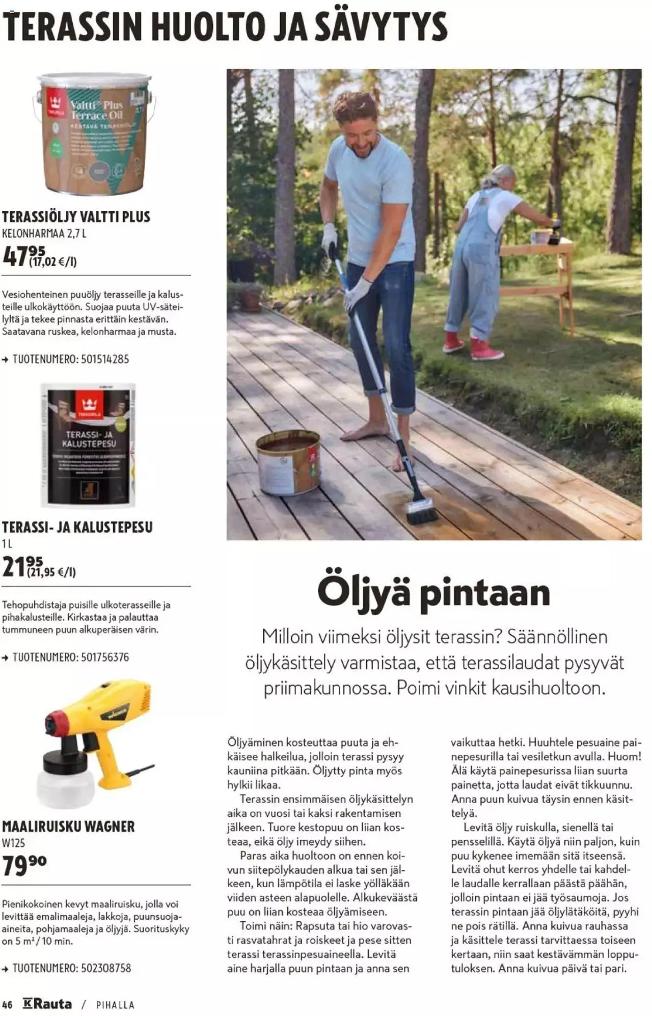 K-Rauta - Pihalla 2023 voimassa alkaen 27. maaliskuuta - 31. joulukuuta 2023 - Tarjouslehti sivu 46