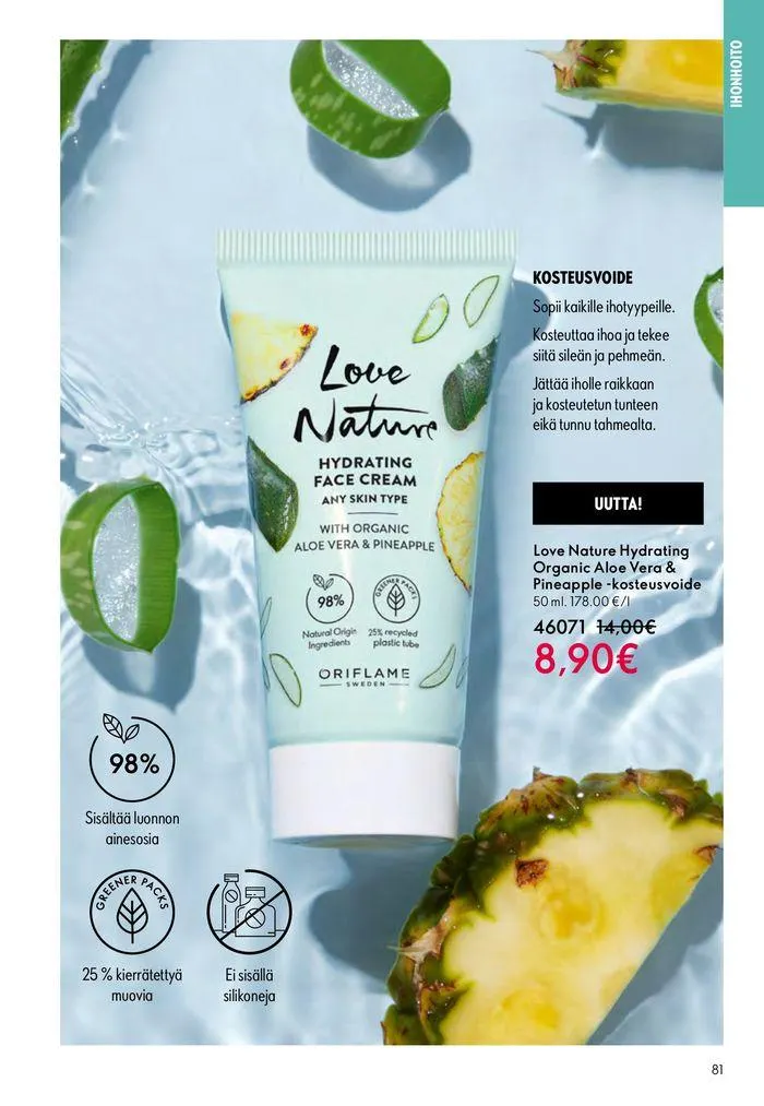 Oriflame tarjoukset voimassa alkaen 22. elokuuta - 5. syyskuuta 2024 - Tarjouslehti sivu 81