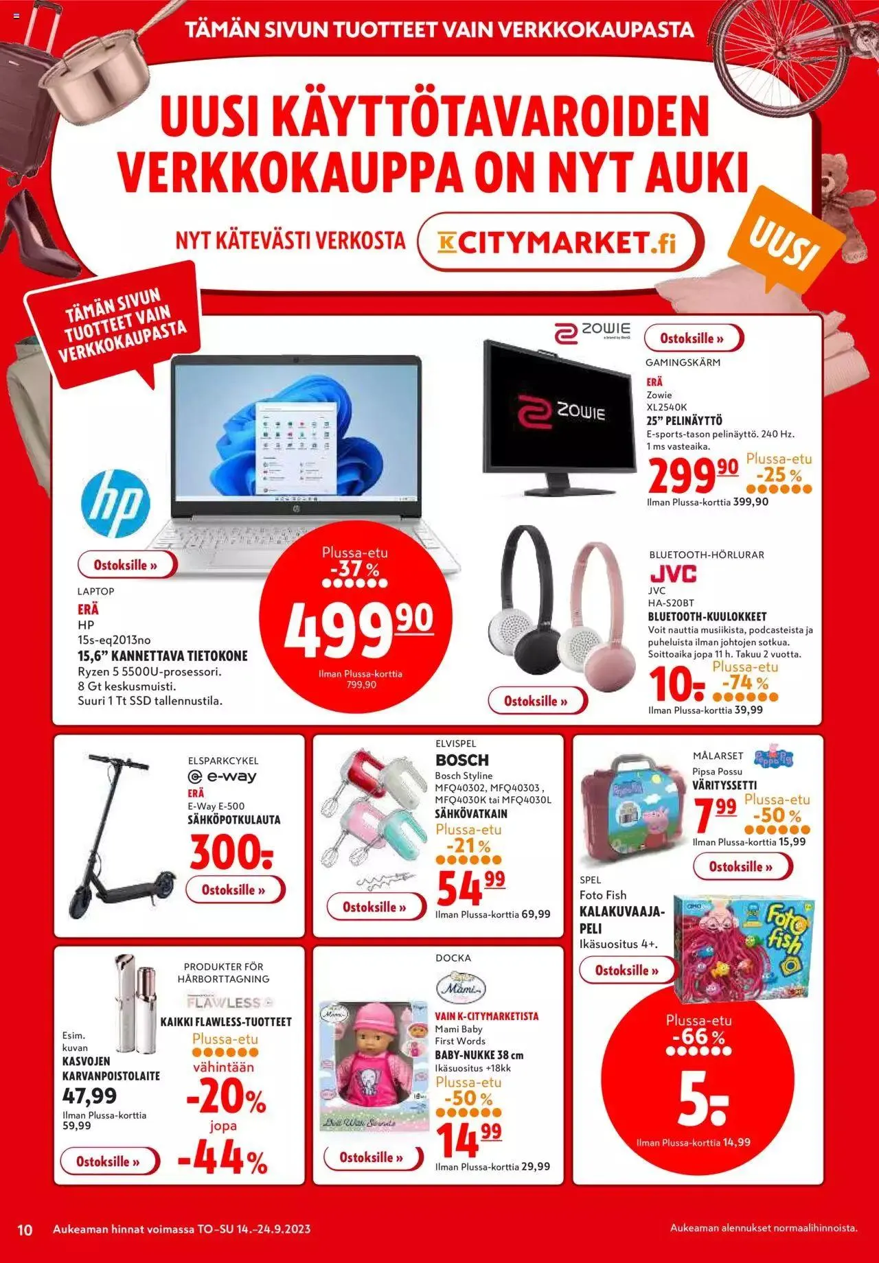 K-Citymarket - Tarjoukset voimassa alkaen 14. syyskuuta - 24. syyskuuta 2023 - Tarjouslehti sivu 10