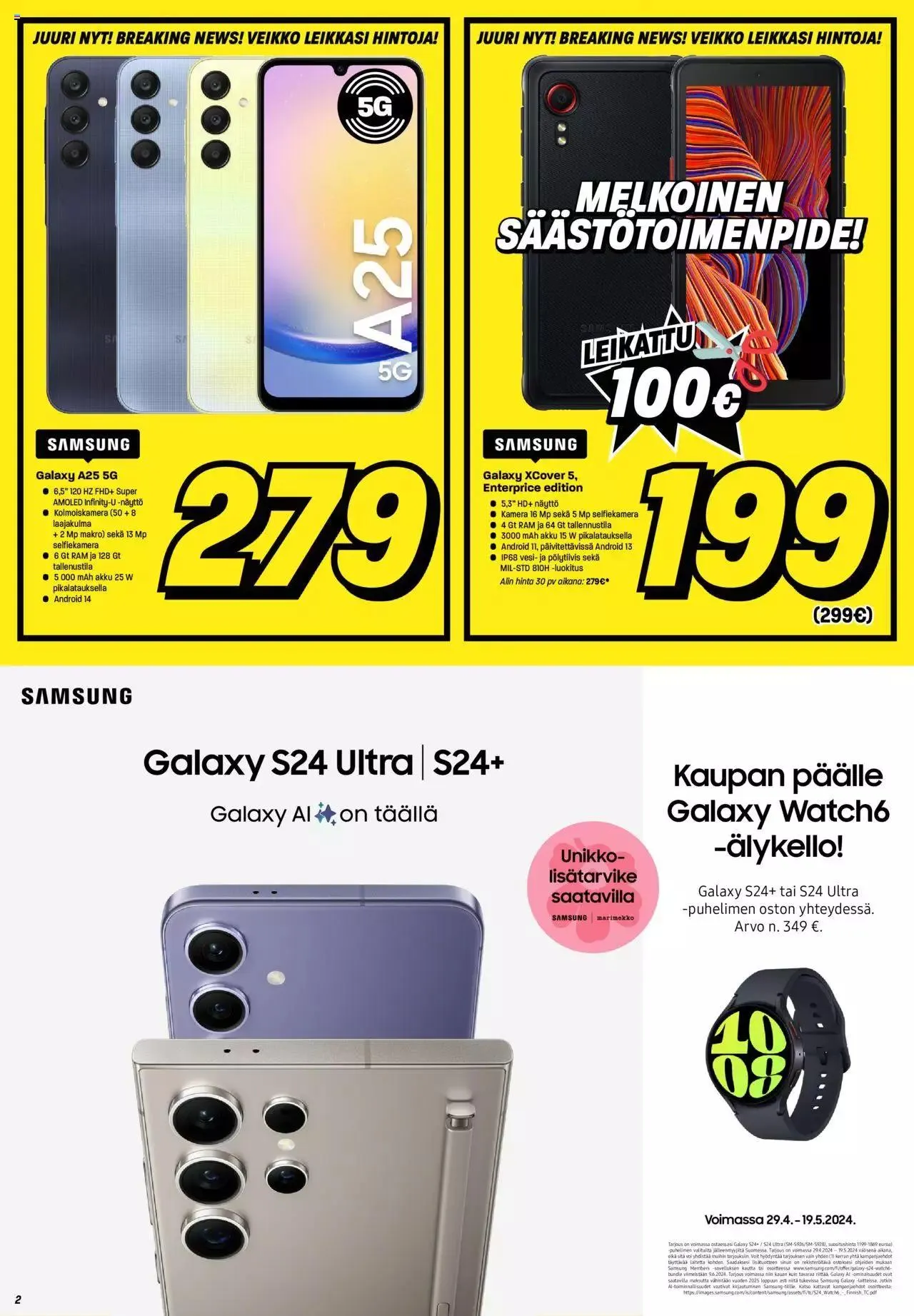 Veikon Kone tarjoukset voimassa alkaen 29. huhtikuuta - 5. toukokuuta 2024 - Tarjouslehti sivu 2