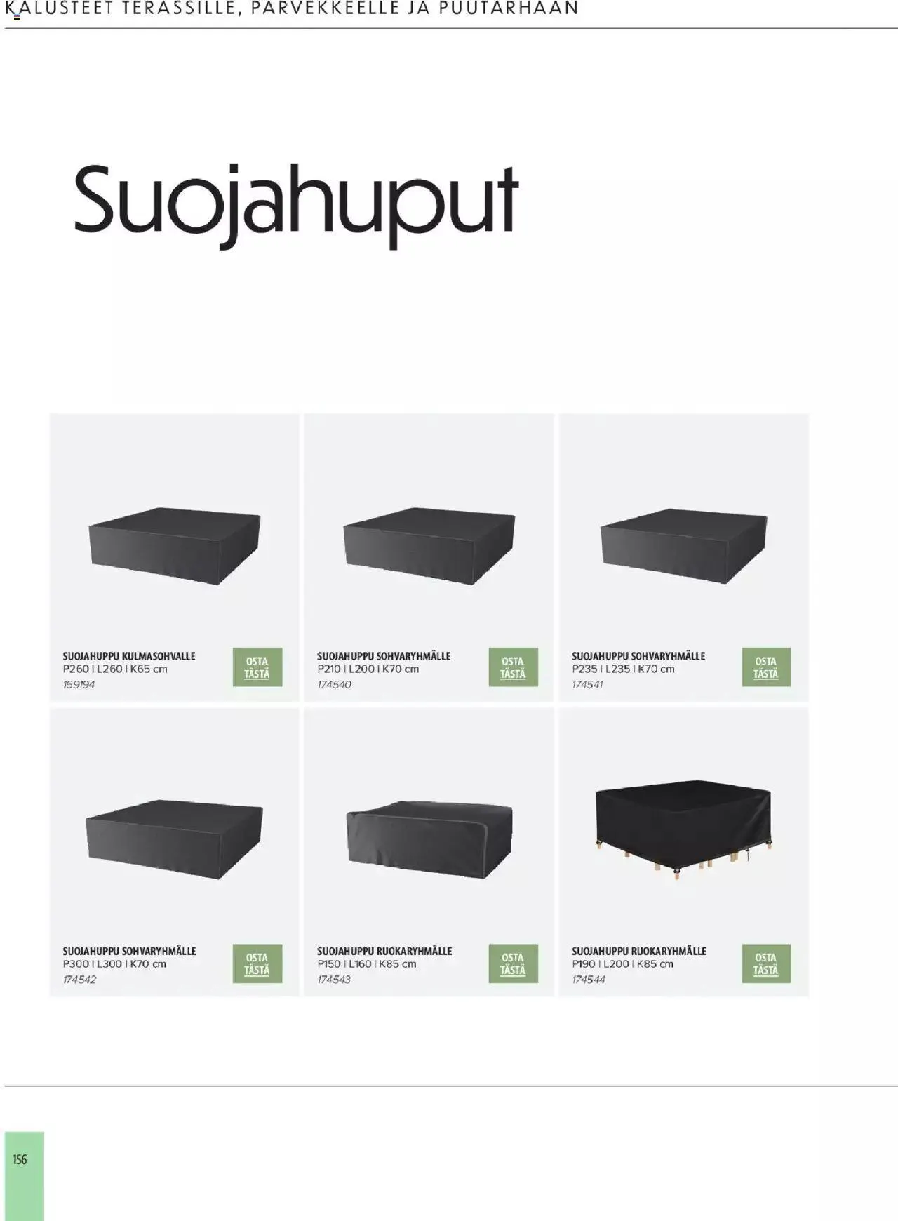 Masku - Kesäkalustekuvasto 2023 voimassa alkaen 10. huhtikuuta - 31. joulukuuta 2023 - Tarjouslehti sivu 156