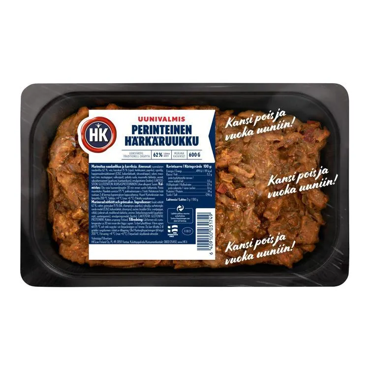 HK Uunivalmis perinteinen härkäruukku 600 g