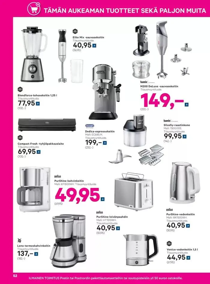 Sokos 3plus1-kuvasto syksy 2024 voimassa alkaen 25. syyskuuta - 9. lokakuuta 2024 - Tarjouslehti sivu 52