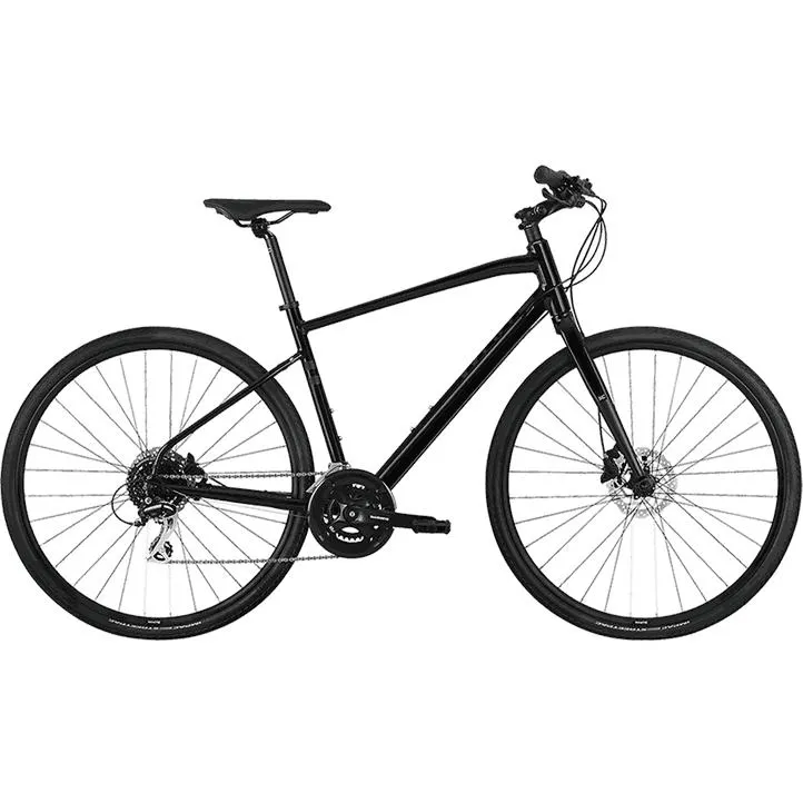 SC Comp FF 2x8 mns 23, miesten hybridipyörä, Musta