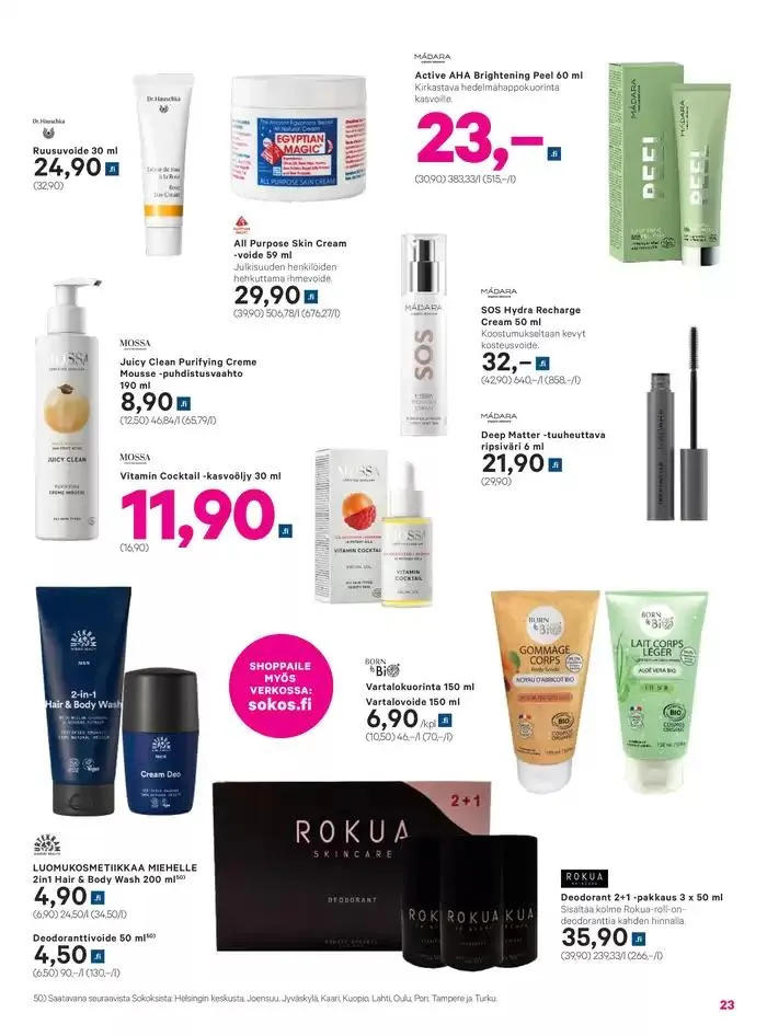Sokos 3plus1-kuvasto syksy 2024 voimassa alkaen 25. syyskuuta - 9. lokakuuta 2024 - Tarjouslehti sivu 23