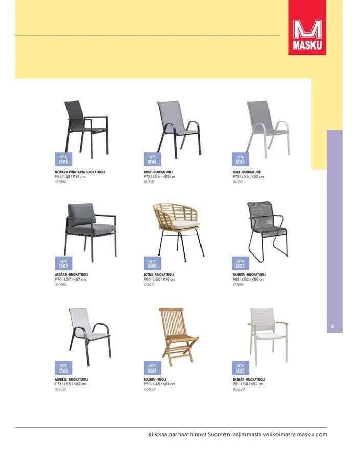 Kesa 2024 voimassa alkaen 20. maaliskuuta - 31. elokuuta 2024 - Tarjouslehti sivu 65