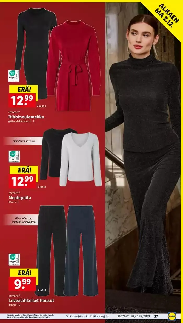 Löydä houkuttelevia tarjouksia voimassa alkaen 25. marraskuuta - 3. joulukuuta 2024 - Tarjouslehti sivu 31
