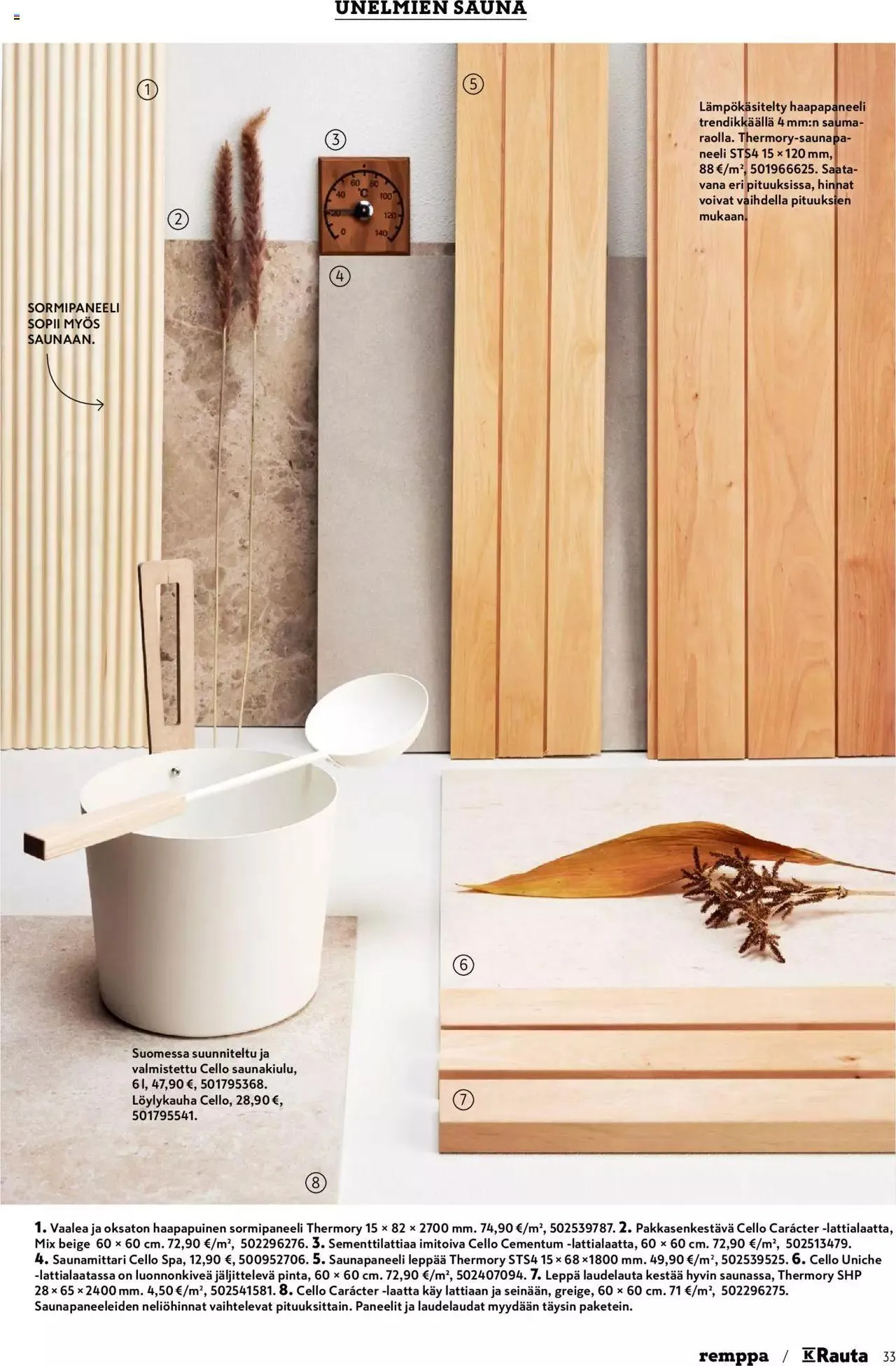 K-Rauta tarjoukset voimassa alkaen 8. tammikuuta - 30. tammikuuta 2024 - Tarjouslehti sivu 33