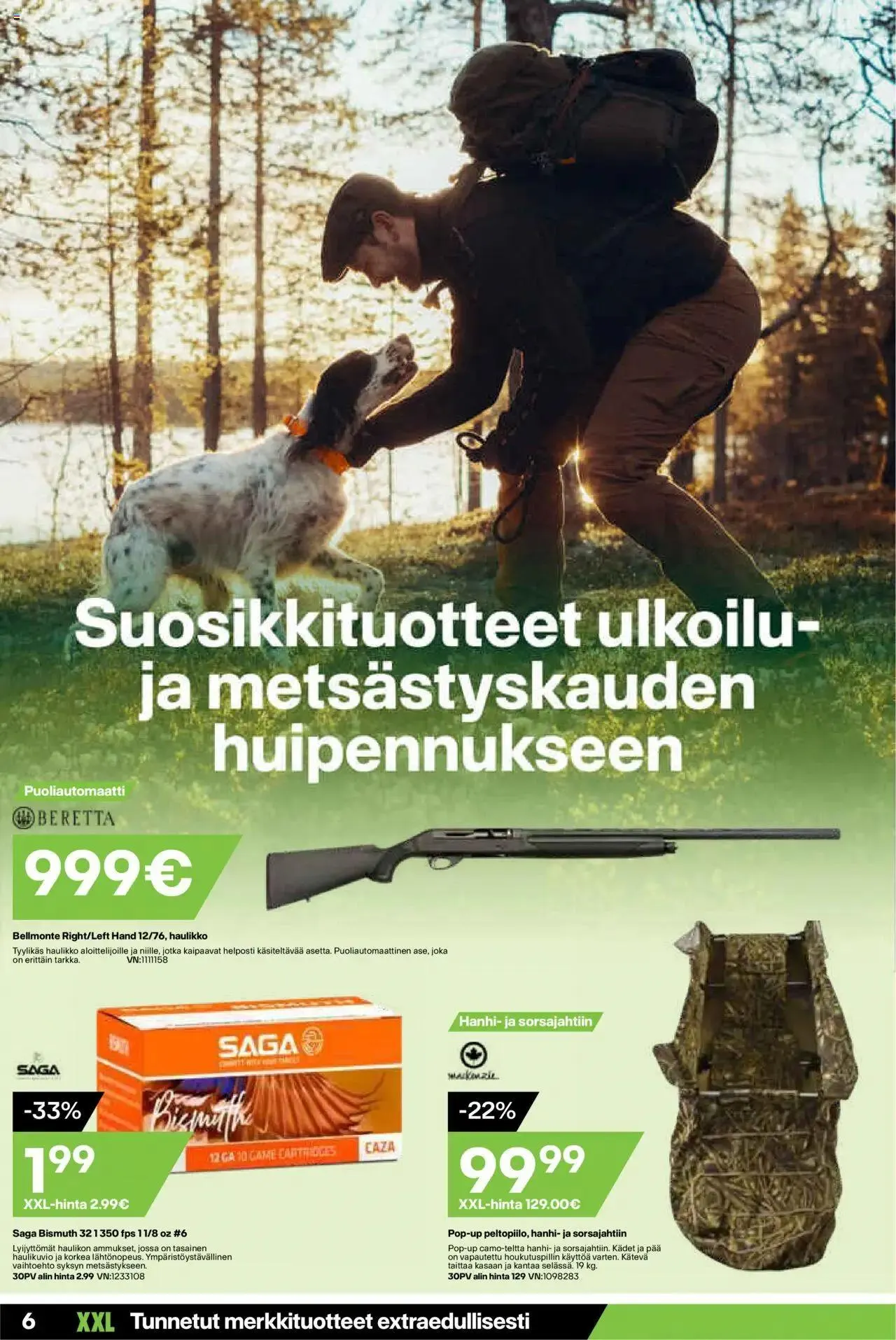 XXL tarjoukset voimassa alkaen 19. elokuuta - 25. elokuuta 2024 - Tarjouslehti sivu 6