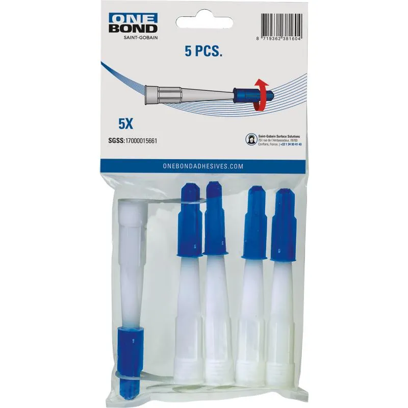 Patruunasuutin OneBond Nozzle&cup KIT JL-ONB, 5 kpl