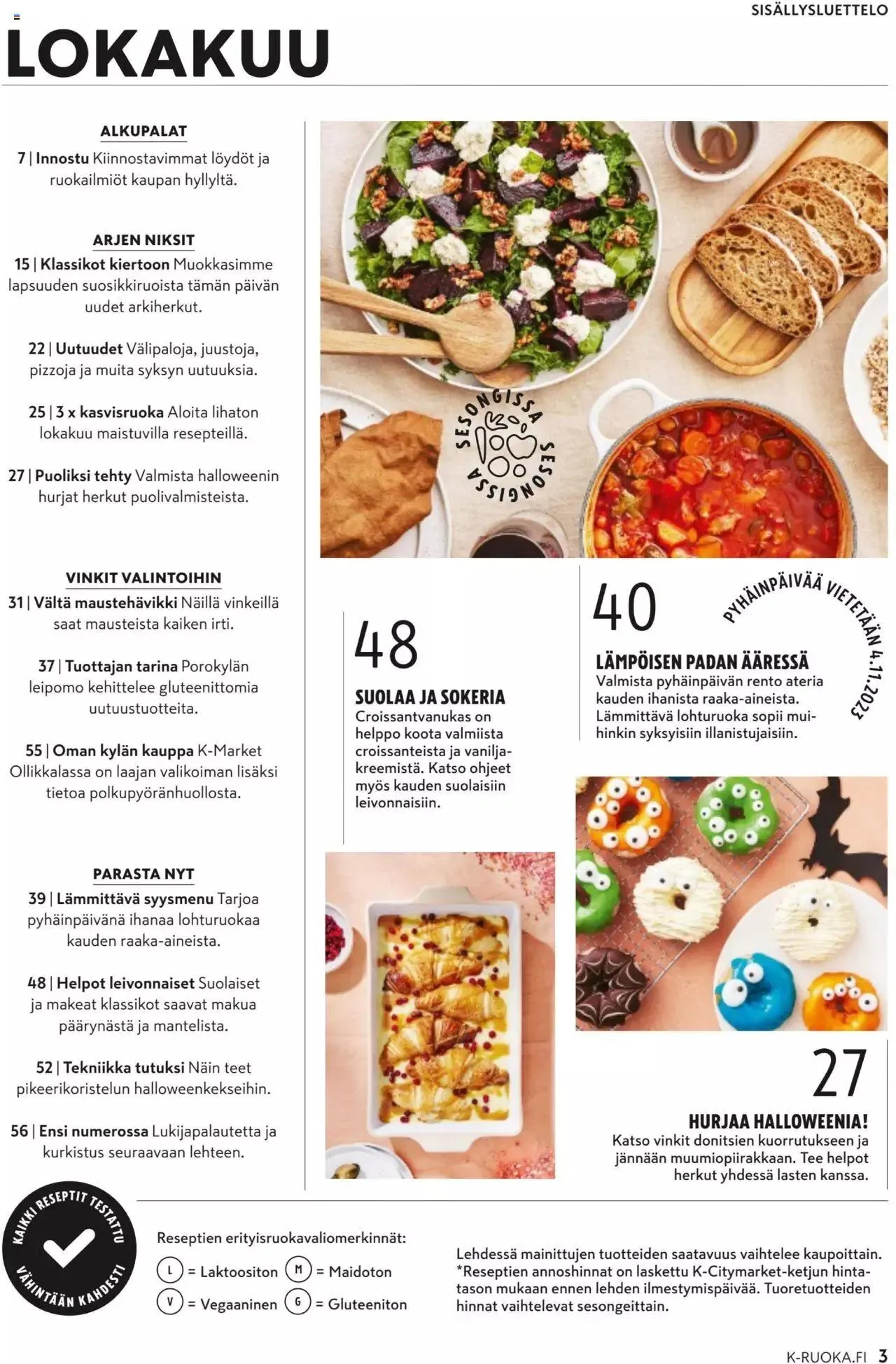 K-Citymarket - K-Ruoka voimassa alkaen 4. lokakuuta - 31. lokakuuta 2023 - Tarjouslehti sivu 3