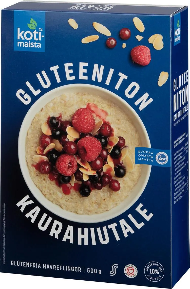 Kotimaista Gluteeniton Kaurahiutale 500 g