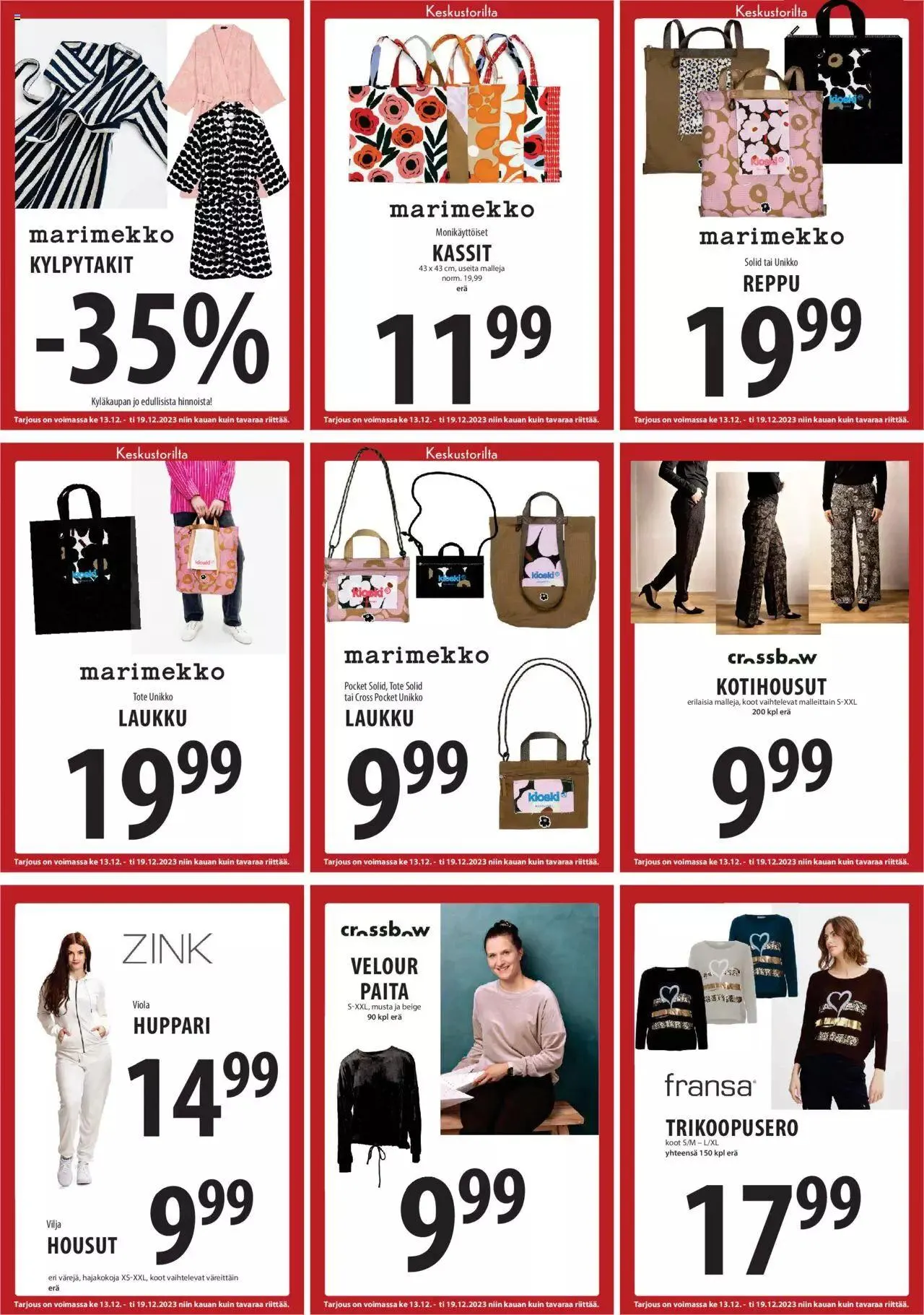 Tuuri tarjoukset voimassa alkaen 13. joulukuuta - 19. joulukuuta 2023 - Tarjouslehti sivu 19