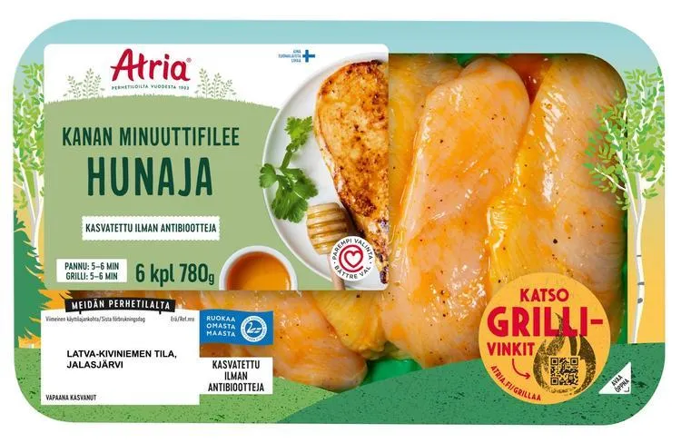 Atria Kanan Minuuttifilee Hunaja 780g