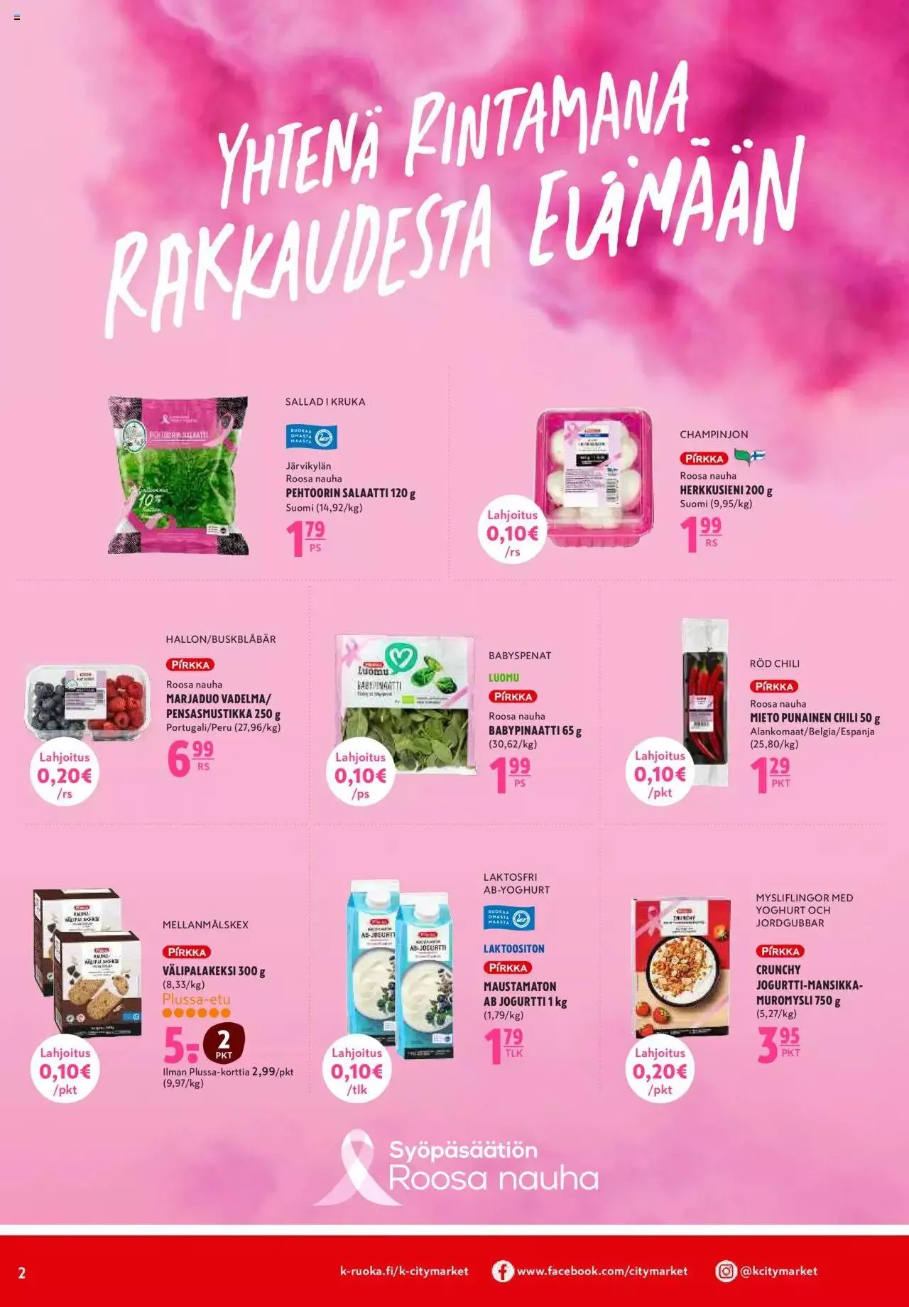 K-Citymarket tarjoukset voimassa alkaen 28. syyskuuta - 1. lokakuuta 2023 - Tarjouslehti sivu 2