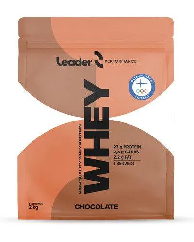 Leader Performance Whey Protein Chocolate 2kg - proteiinijauhe