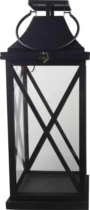 Puulyhty Frida musta 61 x 25 x 25 cm