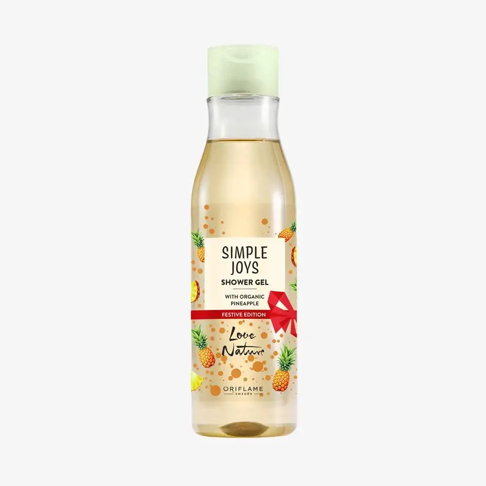 Simple Joys Organic Pineapple Festive Edition Love Nature -suihkugeeli