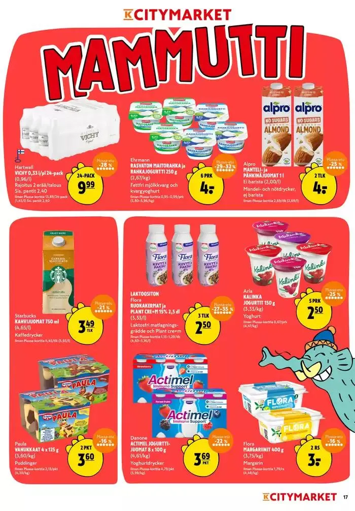 K-citymarket tarjoukset voimassa alkaen 13. maaliskuuta - 23. maaliskuuta 2025 - Tarjouslehti sivu 17