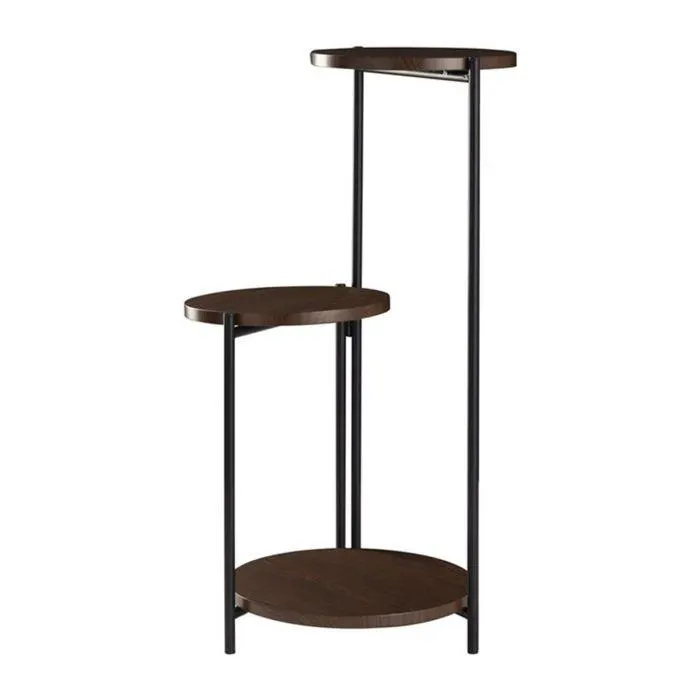 DAY KUKKAPÖYTÄ 3 TASOA 30X70 CM MUSTA