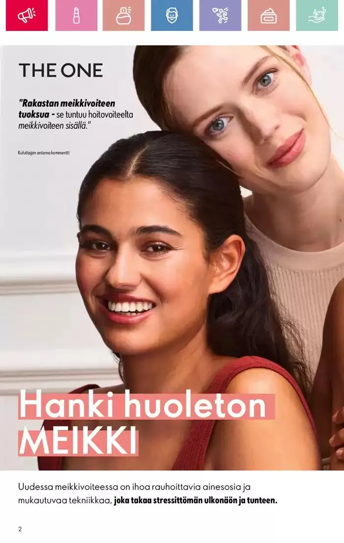 Oriflame tarjoukset voimassa alkaen 9. maaliskuuta - 29. maaliskuuta 2025 - Tarjouslehti sivu 2