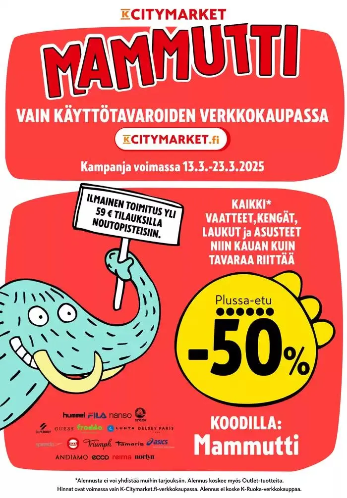 K-citymarket tarjoukset voimassa alkaen 13. maaliskuuta - 23. maaliskuuta 2025 - Tarjouslehti sivu 22