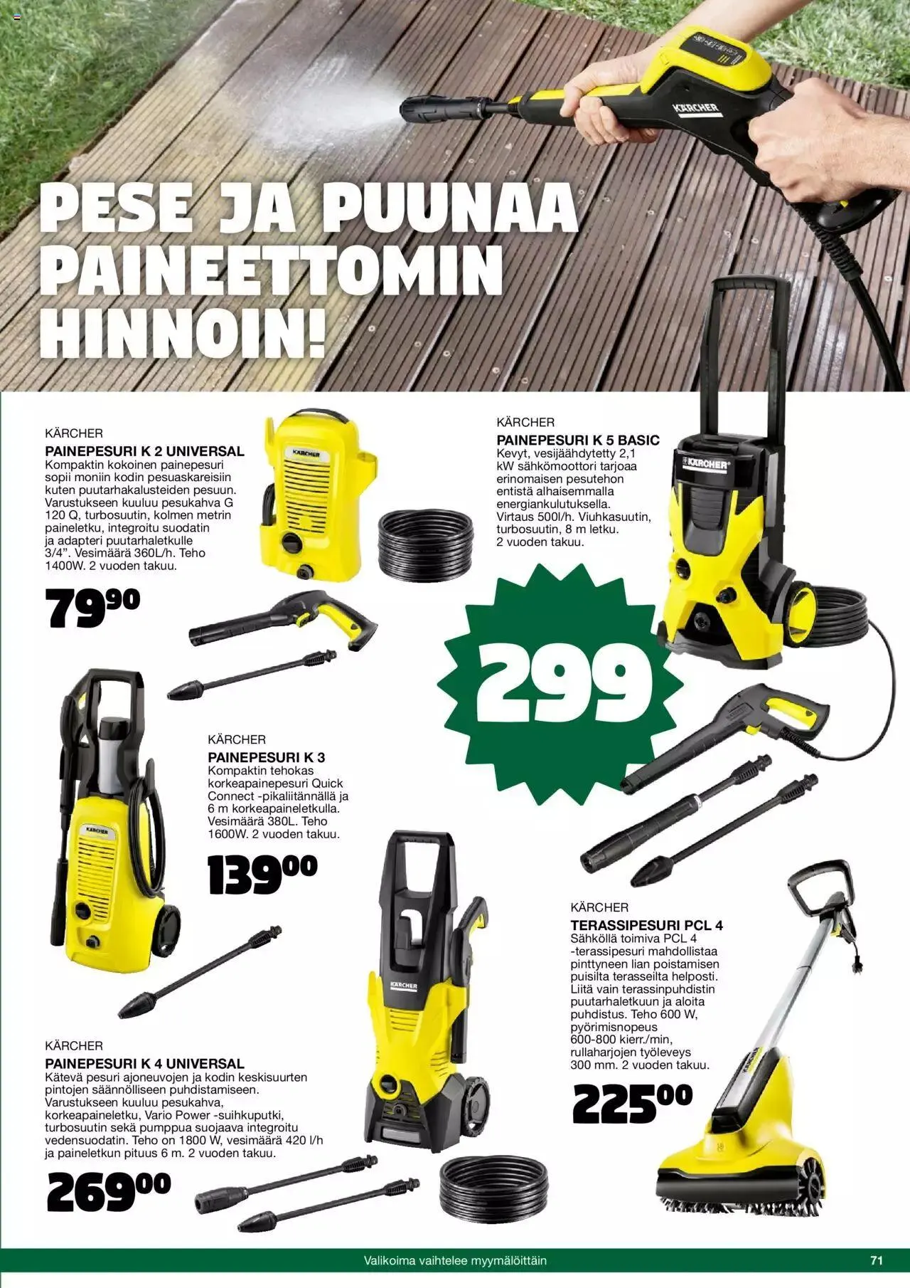 Tokmanni - Kesä 2023 voimassa alkaen 17. huhtikuuta - 31. joulukuuta 2023 - Tarjouslehti sivu 71