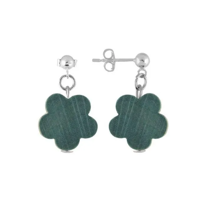 Puistolemmikki-korvakorut vihreä