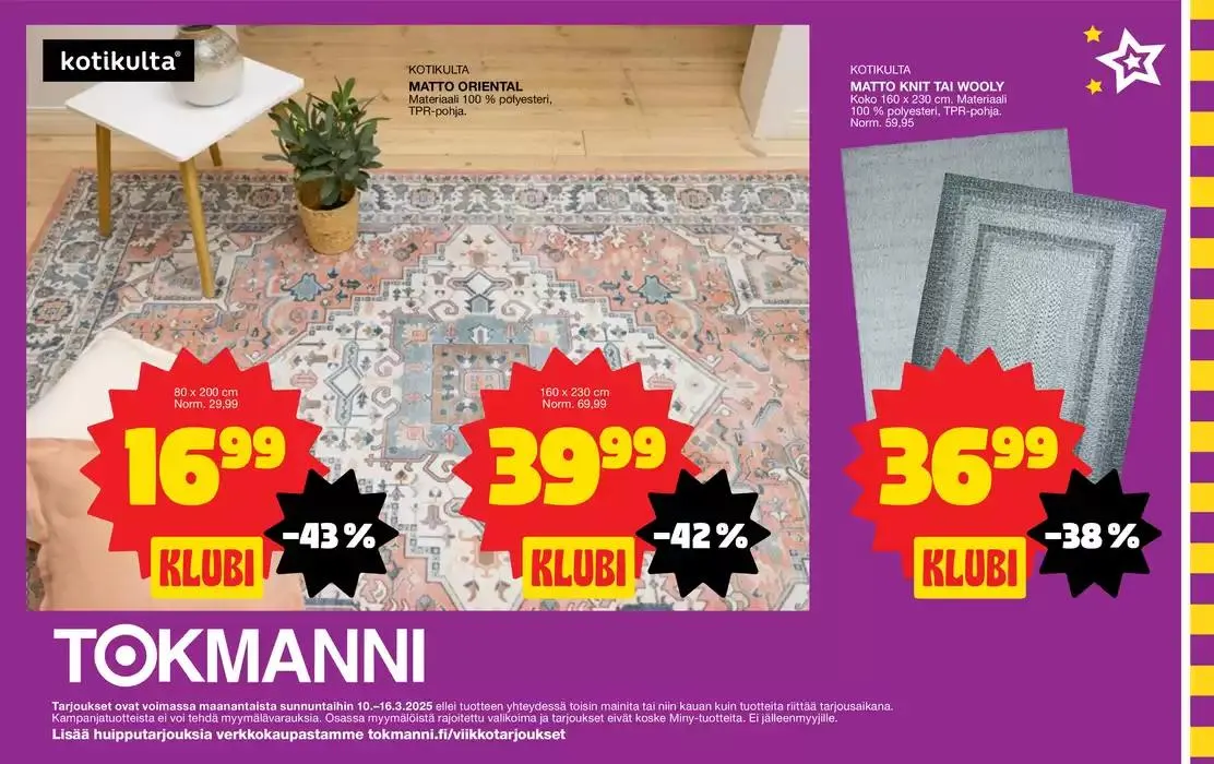 Mattoliite voimassa alkaen 10. maaliskuuta - 16. maaliskuuta 2025 - Tarjouslehti sivu 4