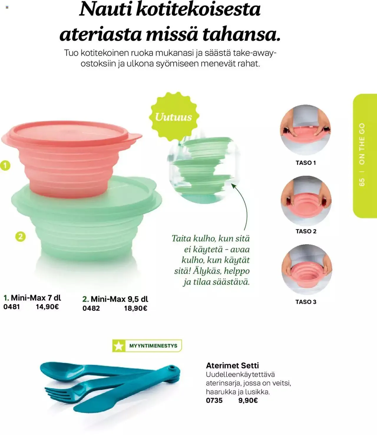 Tupperware - Kevät / Kesä 2023 voimassa alkaen 6. maaliskuuta - 31. joulukuuta 2023 - Tarjouslehti sivu 65