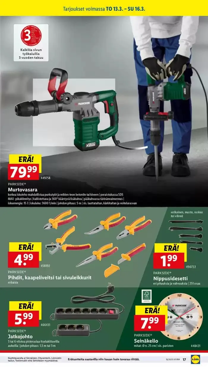 Huipputarjouksia kaikille tarjoushaukoille voimassa alkaen 10. maaliskuuta - 19. maaliskuuta 2025 - Tarjouslehti sivu 19