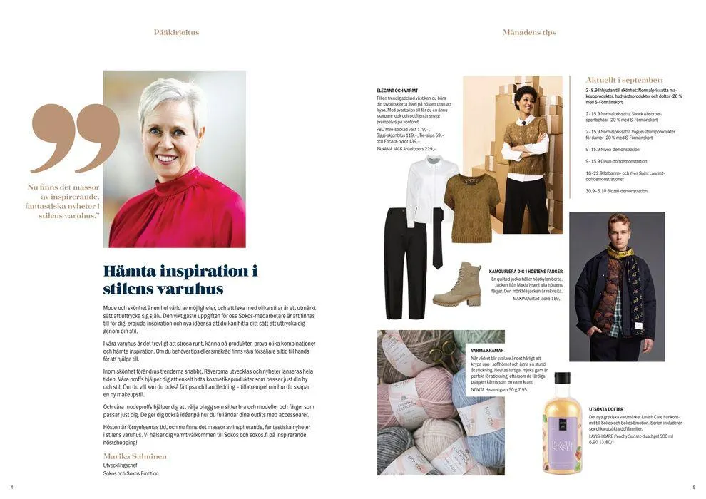 Sokos kuvasto ruotsi syyskuu 2024 voimassa alkaen 29. elokuuta - 12. syyskuuta 2024 - Tarjouslehti sivu 3