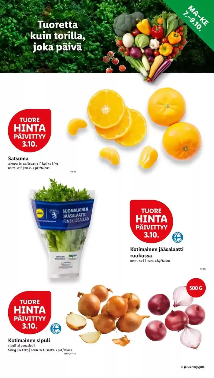 Parhaat löytömme voimassa alkaen 30. syyskuuta - 9. lokakuuta 2024 - Tarjouslehti sivu 27