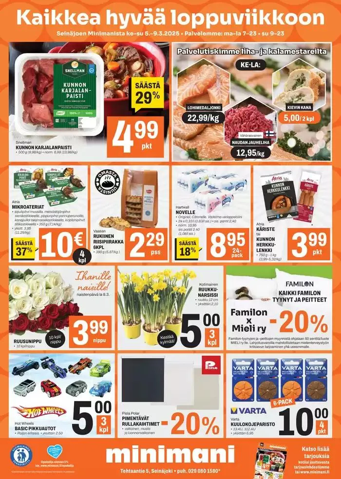 Ajankohtaiset erikoiskampanjat - 1