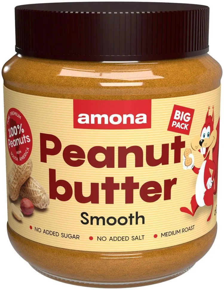 Amona maapähkinävoi smooth 600g