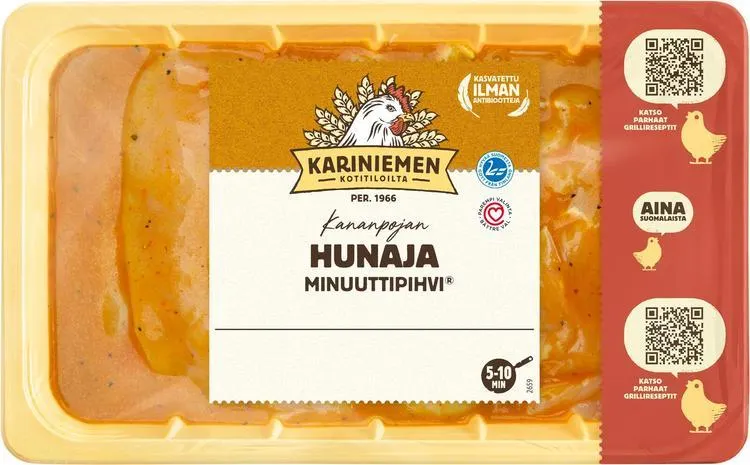 Kariniemen Kananpojan Minuuttipihvi hunaja 760 g