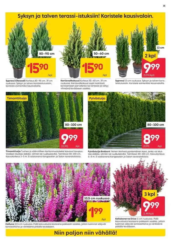 Rusta tarjoukset voimassa alkaen 11. lokakuuta - 25. lokakuuta 2024 - Tarjouslehti sivu 15