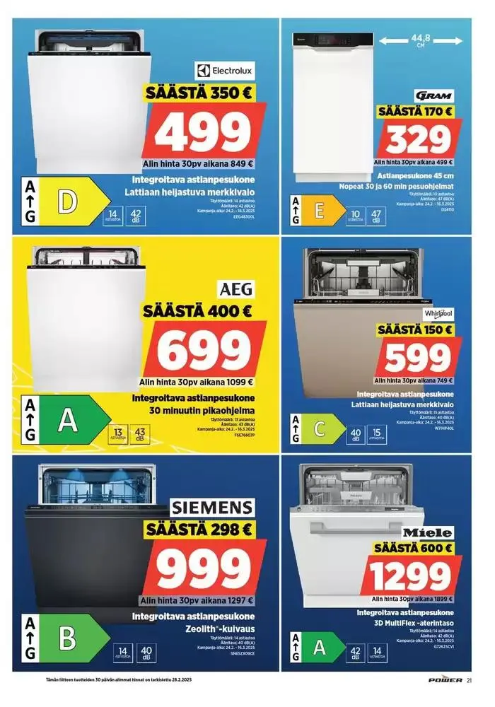 Power tarjoukset voimassa alkaen 30. joulukuuta - 16. maaliskuuta 2025 - Tarjouslehti sivu 25