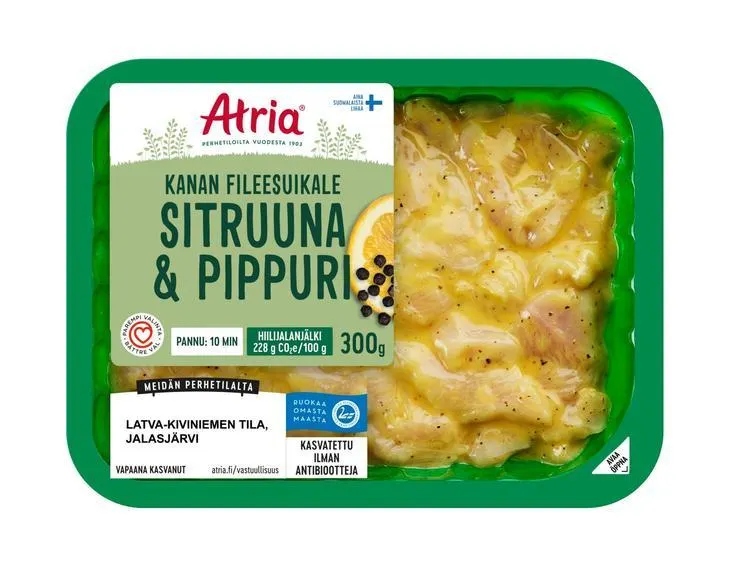 Atria Kanan Fileesuikale Sitruuna & Pippuri 300g