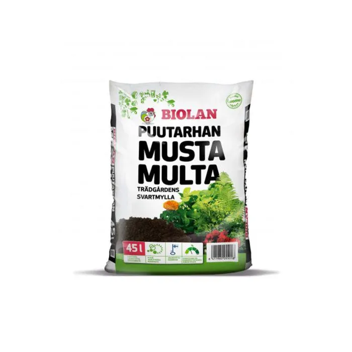 BIOLAN PUUTARHAN MUSTA MULTA 45 L 45 L