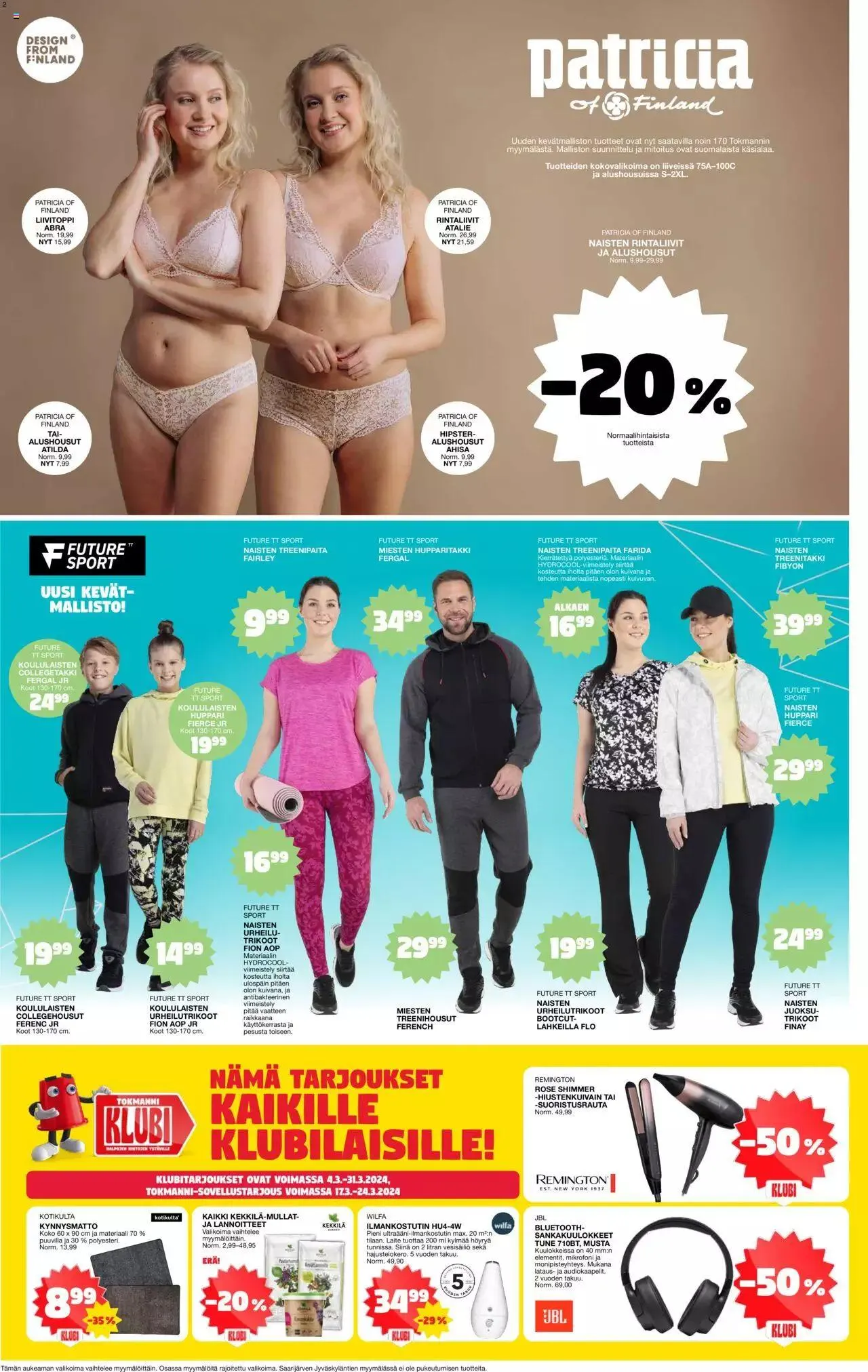 Tokmanni tarjoukset voimassa alkaen 18. maaliskuuta - 24. maaliskuuta 2024 - Tarjouslehti sivu 2
