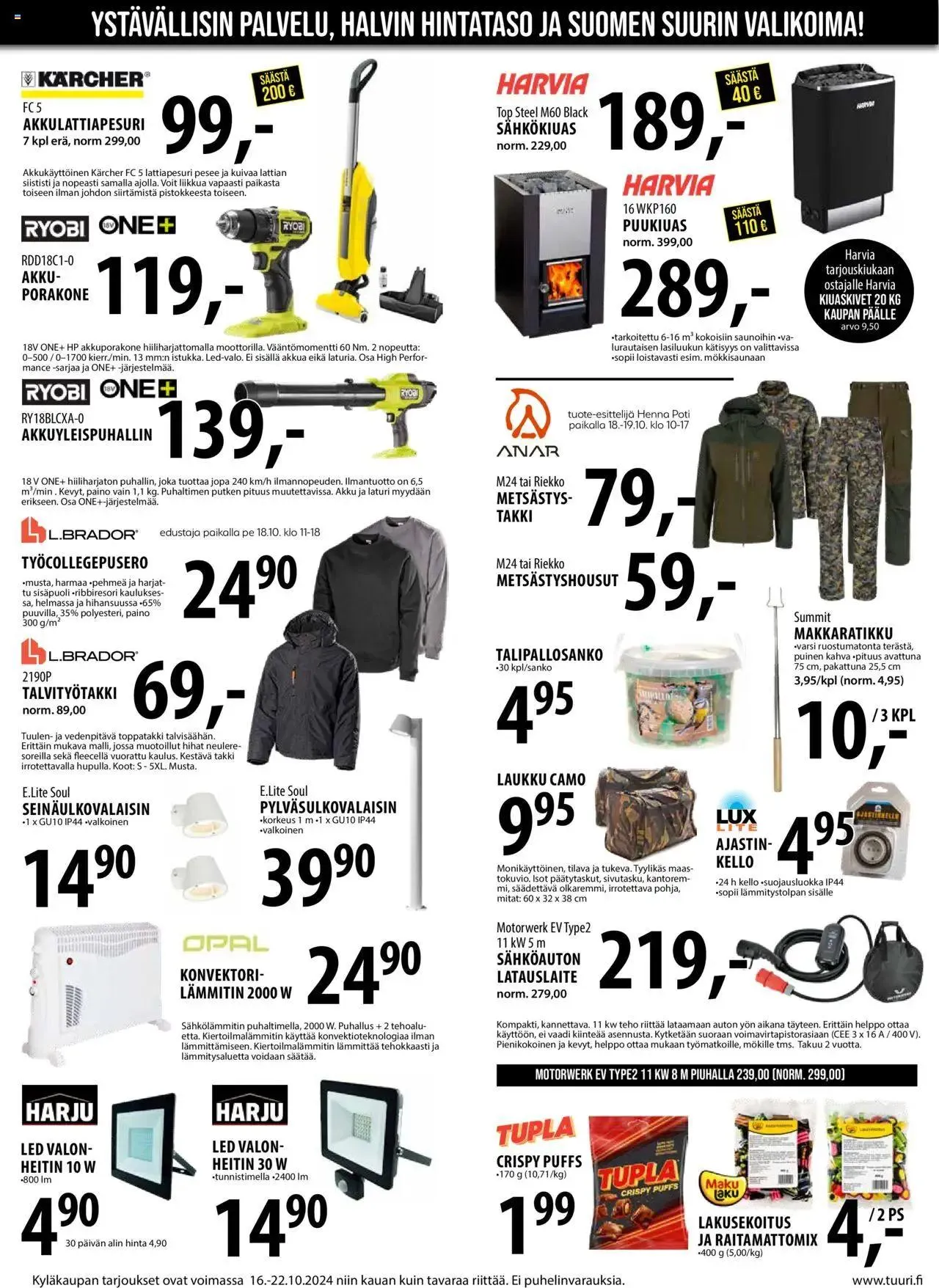 Tuuri tarjoukset voimassa alkaen 16. lokakuuta - 22. lokakuuta 2024 - Tarjouslehti sivu 8